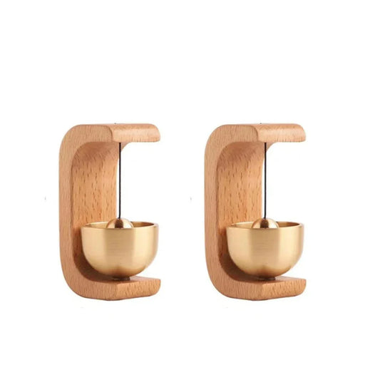 Wooden Door Bell Wind Chimes – Wireless Decorative Entry Bell for Home & Garden